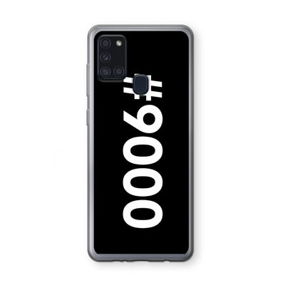#9000: Samsung Galaxy A21s Transparant Hoesje