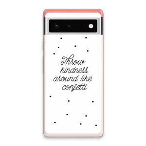 Confetti: Google Pixel 6 Transparant Hoesje