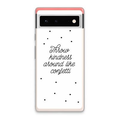 Confetti: Google Pixel 6 Transparant Hoesje