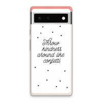 Confetti: Google Pixel 6 Transparant Hoesje