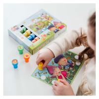 Bambolino Toys Fien en teun educatieve stempelset 14-delig