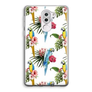 Kleurrijke papegaaien: Honor 6X Transparant Hoesje