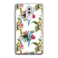 Kleurrijke papegaaien: Honor 6X Transparant Hoesje