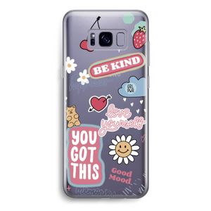 Positivity: Samsung Galaxy S8 Transparant Hoesje