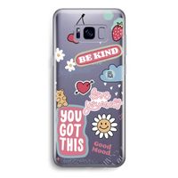 Positivity: Samsung Galaxy S8 Transparant Hoesje