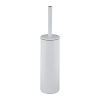 Spirella luxe Toiletborstel in houder Cannes - ivoor wit - metaal - 40 x 9 cm - met binnenbak   -