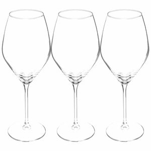 Wijnglazen set Silvia - doosje 12x stuks - chique transparant glas - 34 CL