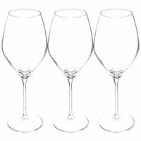 Wijnglazen set Silvia - doosje 12x stuks - chique transparant glas - 34 CL