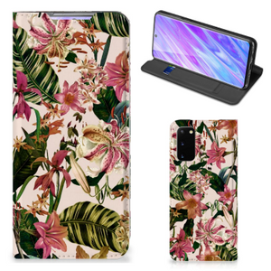 Samsung Galaxy S20 Smart Cover Flowers