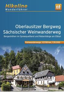 Wandelgids Hikeline Oberlausitzer Bergweg - Sächsischer Weinwanderweg | Esterbauer