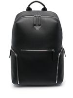 Emporio Armani sac banane zippée à logo embossé - Noir - thumbnail