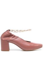 ALOHAS escarpins Agent Anklet en cuir - Rose