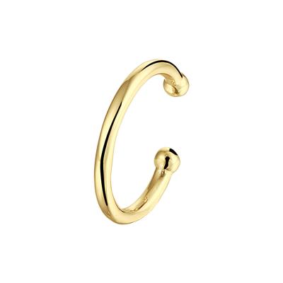 Vergulde 925 Zilveren Ear Cuff - 13 mm (Per Stuk)