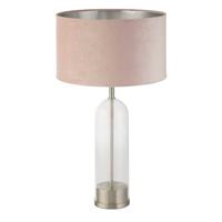 Searchlight TafellampOxford met roze kap - EU81713PI