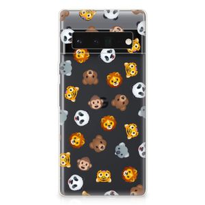 TPU bumper voor Google Pixel 6 Pro Dieren Emojis