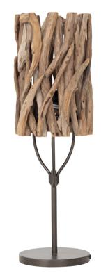 MUST Living Tafellamp 'Forest' Teakhout, kleur Naturel