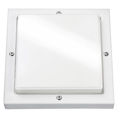 SG Basso LED Wandarmatuur E27 fitting Wit sensor beweging 308x308mm IP65 IK10 611199