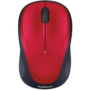 Logitech M235 Muis Radiografisch Optisch Rood/zwart 3 Toetsen 1000 dpi