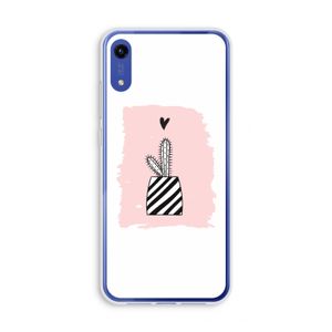Zwart-wit cactus: Honor Play 8A Transparant Hoesje