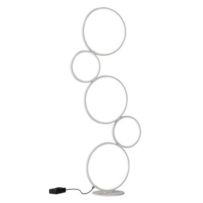 Trio Design vloerlampRondo 5-rings wit - 422610531