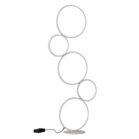Trio Design vloerlampRondo 5-rings wit - 422610531