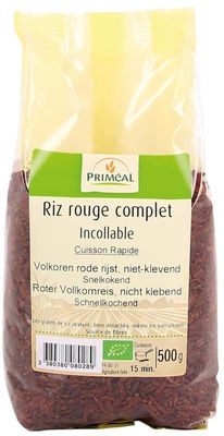 Rijst rood volkoren niet klevend bio