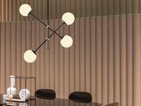 Hanglamp NOODLE 4 lamp zwart