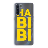 Habibi Blue: Oppo A91 Transparant Hoesje
