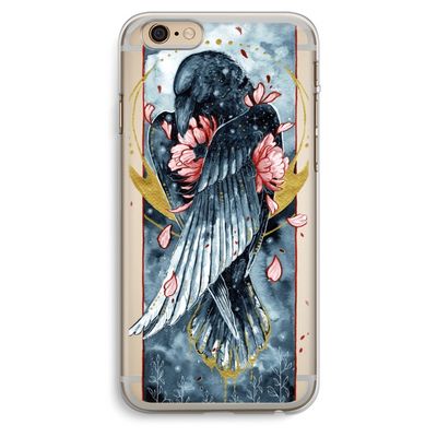 Golden Raven: iPhone 6 Plus / 6S Plus Transparant Hoesje