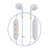 Happy Plugs Wireless II Headset Draadloos In-ear, Neckband Oproepen/muziek Micro-USB Bluetooth Wit - thumbnail
