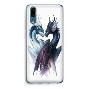Yin Yang Dragons: Huawei P20 Transparant Hoesje