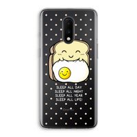 Sleep All Day: OnePlus 7 Transparant Hoesje