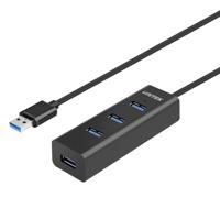 UNITEK Y-3089V01 interface hub USB 3.2 Gen 1 (3.1 Gen 1) Type-A 5000 Mbit/s Zwart