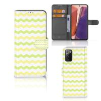Samsung Galaxy Note 20 | Telefoon Hoesje | Waves Yellow