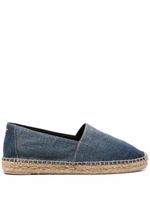 Saint Laurent espadrilles à logo brodé - Bleu