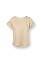 Pip Studio Tatum Top Short Sleeve Little Sumo Stripe Sand XL