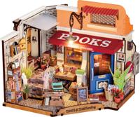 Robotime Corner Bookstore DIY Miniatuur Knutselen Robotime Corner Bookstore DIY Miniatuur Knutselen
