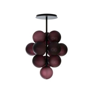 Pulpo Stellar Grape Hanglamp - Aubergine - Zwart