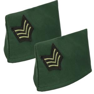 Carnaval verkleed Soldaten hoedjes - 2x - donkergroen - voor dames - Militairen/leger thema - Jaren