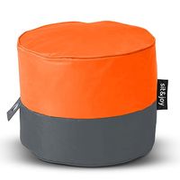 Poef 'Rondo' Orange - Oranje - Sit&Joy ®