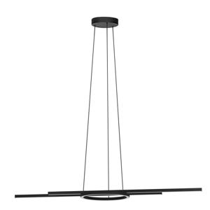 EGLO connect.z Zillerio-Z Smart Hanglamp - 116 cm - Zwart/Wit - Instelbaar wit licht - Dimbaar - Zigbee
