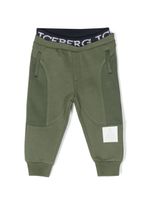 Iceberg Kids pantalon à taille à logo - Vert - thumbnail