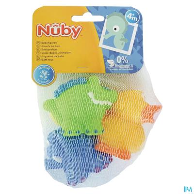 Nuby Spuitende badspeeltjes: Krokodil, Olifant en Eend - 4m+