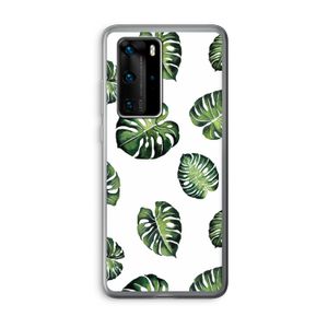 Tropische bladeren: Huawei P40 Pro Transparant Hoesje