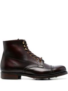 Ralph Lauren RRL bottines en cuir à lacets - Marron