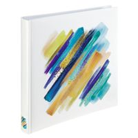 Hama Album XL Brushstroke 30x30 Cm 80 Witte Pagina&apos;s Blauw