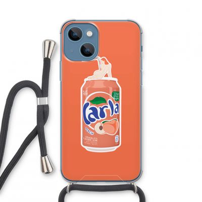 S(peach)less: iPhone 13 mini Transparant Hoesje met koord