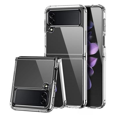 Hard Cover Hoesje voor de Samsung Galaxy Z Flip 4 Transparant