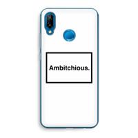 Ambitchious: Huawei P20 Lite Transparant Hoesje - thumbnail