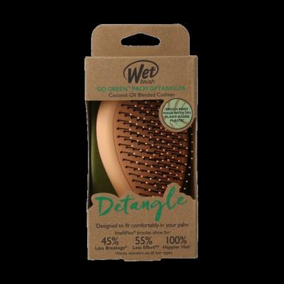 Wet Brush Go green palm detangler orange coconut oil 1 Stuks
